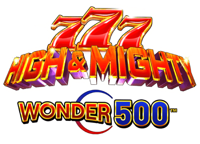 777 High and Mighty Wonder 500 Slot Logo Clover Casino
