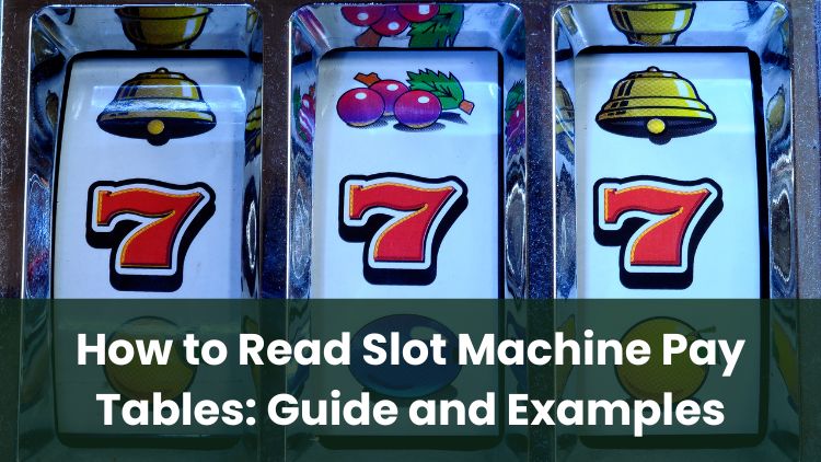 How to Read Slot Machine Pay Tables: Guide and Examples