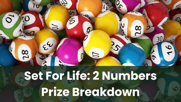 Set For Life: 2 Numbers Prize Breakdown