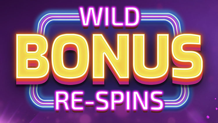 Wild Bonus Re-spins Slot Logo Clover Casino