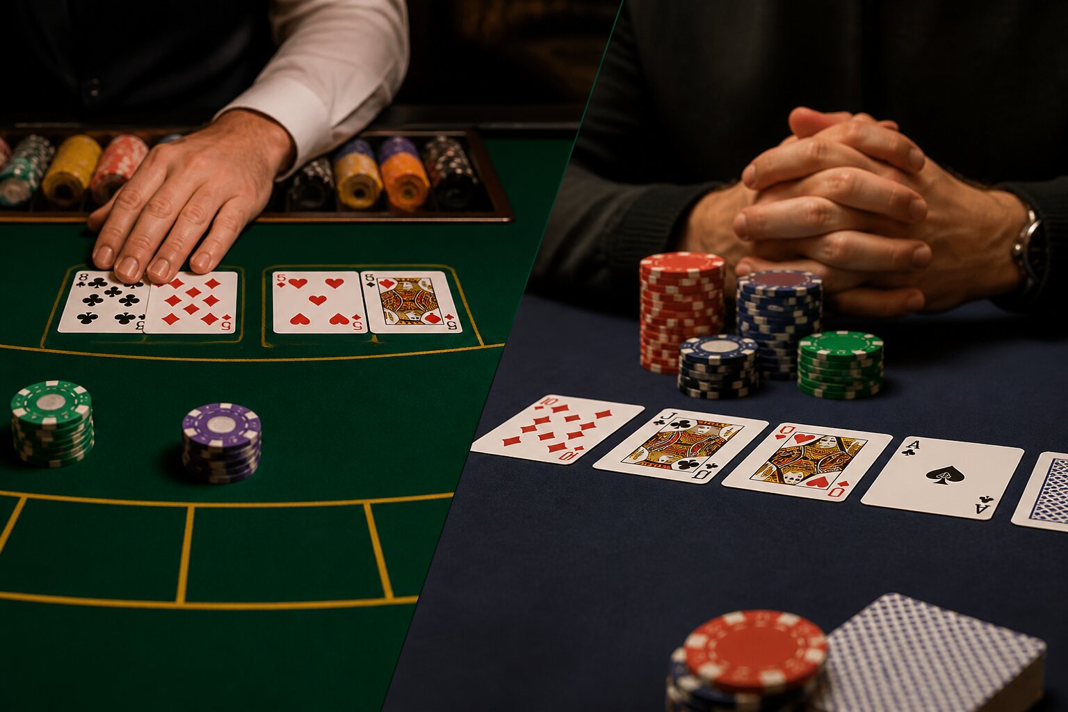 Baccarat vs Poker Card Games: Are They Similar & Which Is Better?