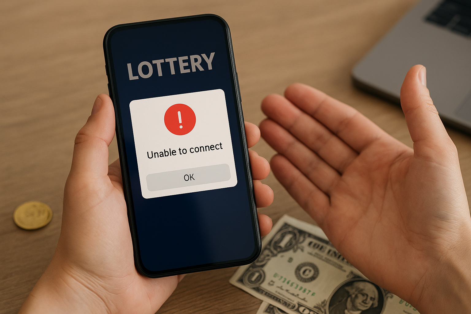 Lottery App Not Working? Can't Add Funds or Temporarily Unavailable