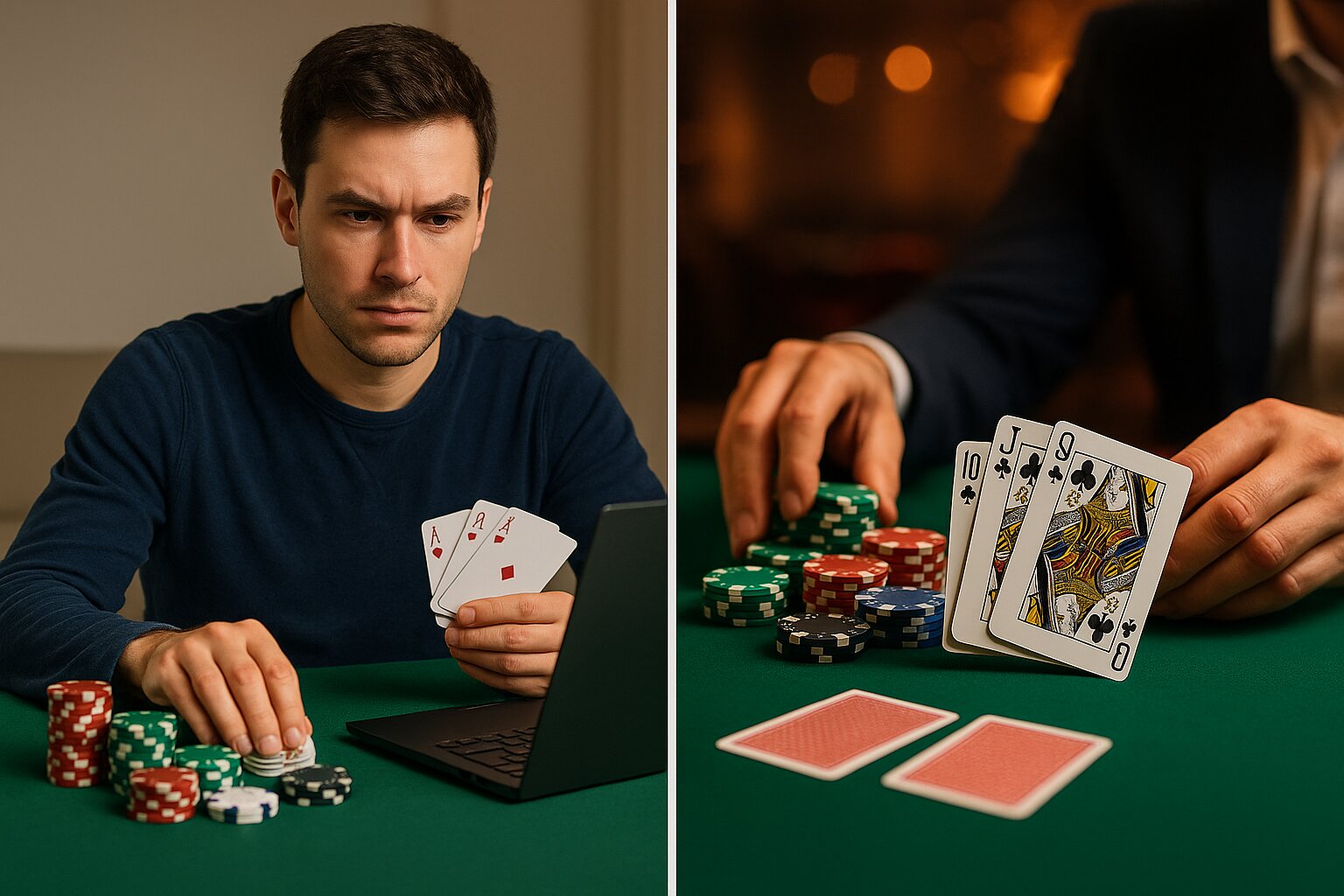 Is Online Poker Harder Than Live? Differences Between Live & Online