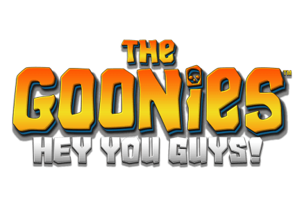 The Goonies Hey You Guys Slot Logo Clover Casino