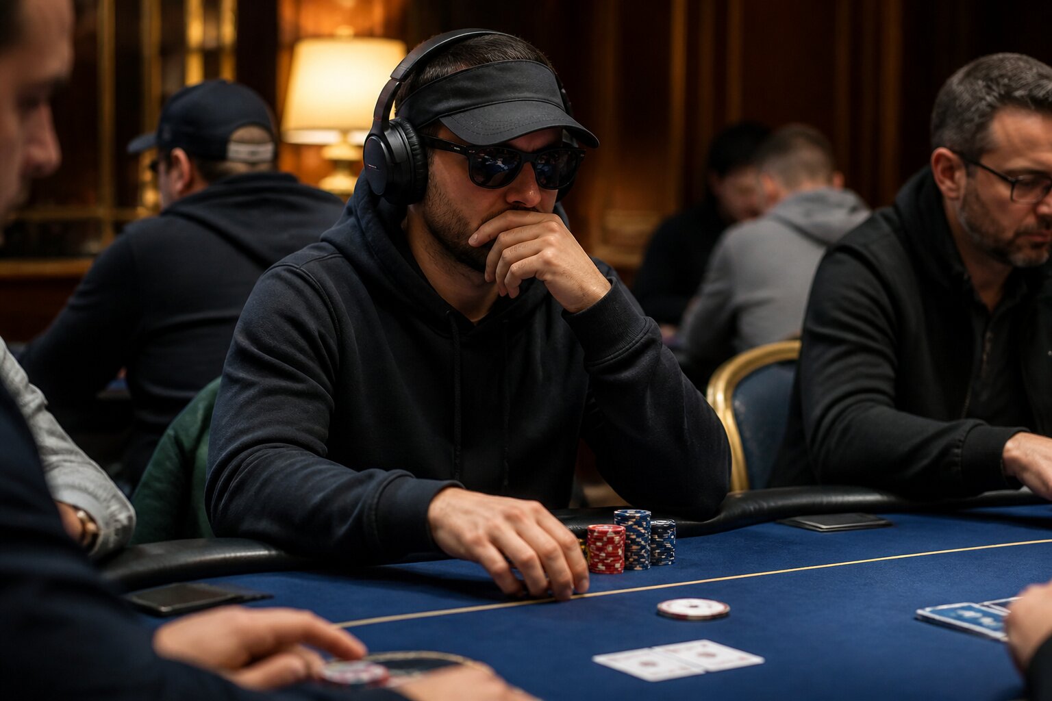 Why Do Poker Players Wear Sunglasses, Visors or Headphones?
